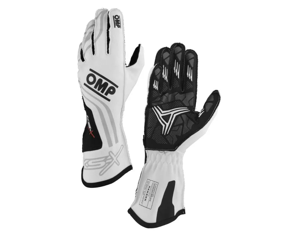 OMP KS-X GLOVES FIA 8877-2022 WHITE SIZE XL