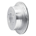 R1 93-97 Lexus LX450 Rear Left Drilled & Slotted Silver Brake Rotor
