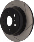 StopTech PowerSlot Chevrolet Avalanche/Silverado/Suburban/Tahoe / GMC Yukon Left Slotted Rear Rotor