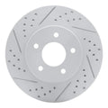 R1 02-07 Chevrolet Equinox Front Left Drilled & Slotted Geoperformance Rotor