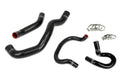 HPS Performance Black Reinforced Silicone Radiator Hose Kit Coolant for Lexus 98-05 GS300 I6 3.0L