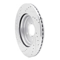 DFC 16-20 Buick Regal Sportback Rear Right Drilled & Slotted Silver Brake Rotor