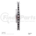 DFC 09-15 Cadillac CTS Front GeoSPEC Coated Rotor