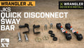 Quicker Disconnect Sway Bar Links 0-2.0 Inch Lift Wrangler JL and Gladiator JT JKS Manufacturing
