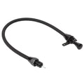 36IN DIPSTICK TRANS C6 FIREWALL MOUNT BLK SS HOUSING