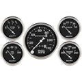 Auto Meter 3-1/8in 120MPH Mechanical Speedometer Old Tyme White Gauge