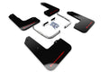 Rally Armor 19-22 Hyundai Veloster N Red UR Mud Flap w/ Black Logo