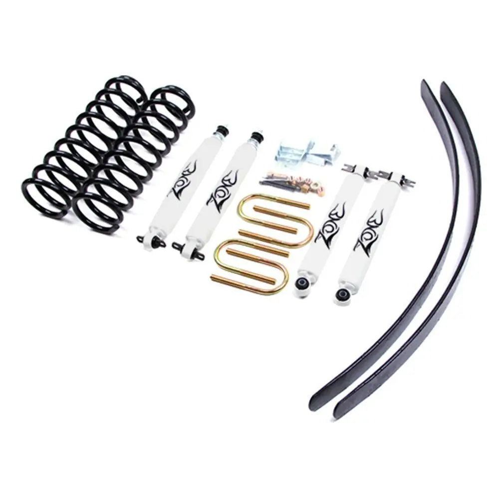Zone Offroad 84-01 Jeep XJ 3in Box Kt w/ Chrysler Axle