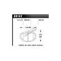 Hawk 67-80 MGB / 67-74 MGB GT Blue 9012 Race Front Brake Pads