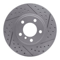 DFC 11-16 Mini Cooper Paceman Front Right Drilled & Slotted Geoperformance Rotor