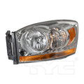 CAPA 0606 DG RAM PU (W/O BLACK BEZEL) HEADLAMP ASSY LH