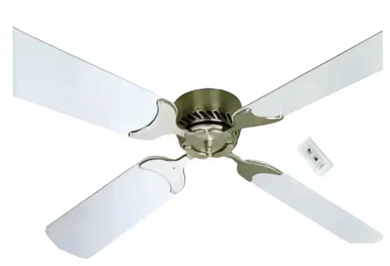 36IN 12V 4 BLADE FAN WITH WALL SWITCH BRUSHED NICKEL W/OAK / CHERRY BLADES