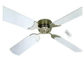 36IN 12V 4 BLADE FAN WITH WALL SWITCH BRUSHED NICKEL W/OAK / CHERRY BLADES