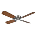 36IN 12V 4 BLADE FAN WITH WALL SWITCH BRUSHED NICKEL W/OAK / CHERRY BLADES