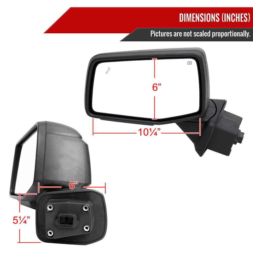 CHEV SILVERADO 1500 MIRROR BLACK TEXTURE