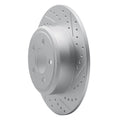DFC 22-26 Acura Mdx Rear Right Drilled & Slotted Geoperformance Rotor