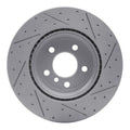 DFC 12-20 BMW Activehybrid 3 Rear Left Drilled & Slotted Geoperformance Rotor