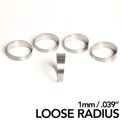 Ticon Industries 3in Dia 1.14D Tight Radius 90Deg Bend 1mm/.039in Pre Welded Titanium Pie Cut - 10pk