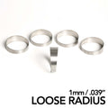 Ticon Industries 3in Dia 1.14D Tight Radius 90Deg Bend 1mm/.039in Pre Welded Titanium Pie Cut - 10pk
