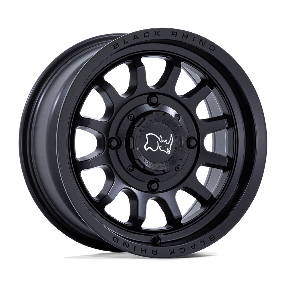 BLACK RHINO HARD ALLOYS - UTV BU001 14X7 4X110 M-BLK 10MM - BU001MX14704010