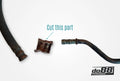do88 SAAB 900 86-93 Power Steering Hoses Black
