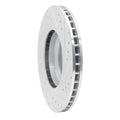 R1 Concepts Brake Rotor Drilled and Slotted Silver Fits BMW 325i
