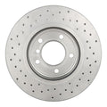 Brembo 2000 BMW 323Ci/99-00 323i/01-06 325Ci Front Premium Xtra Cross Drilled UV Coated Rotor