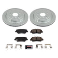 Power Stop 19 Cadillac CTS Rear Z17 Coated Brake Kit