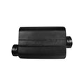 40 Series Delta Force Race Muffler 40 Series Race Muffler 409SS 3.50 Offset In 3.50 Center Out -Aggressive Sound Flowmaster