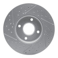 DFC 05-12 Ford Ecosport (Mexico) Front Right Drilled & Slotted Geoperformance Rotor