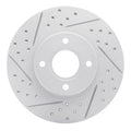 DFC 14-23 Ford Transit Courier (Mexico) Front Left Drilled & Slotted Geoperformance Rotor