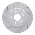 R1 17-20 Acura Mdx Rear Left Drilled & Slotted Geoperformance Rotor