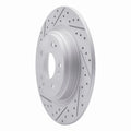 R1 17-20 Acura Mdx Rear Left Drilled & Slotted Geoperformance Rotor