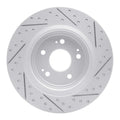 R1 17-20 Acura Mdx Rear Left Drilled & Slotted Geoperformance Rotor