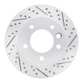 R1 02-06 Dodge Sprinter 3500 Front Right Drilled & Slotted Geo-Carbon Rotor
