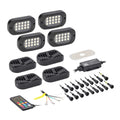 WIDE ANGLE RGBW ROCK LIGHT 4 PIECE WITH CONNECT CONTROLLER