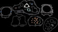 Athena 19-20 Yamaha WR 450 F Complete Gasket Kit