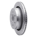 DFC 12-20 Ford F-150 RWD Rear Right Drilled & Slotted Silver Brake Rotor