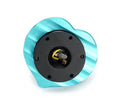 NRG Heart Quick Release Kit Gen 143 - Black Body / White Heart Ring