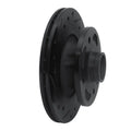 R1 84-85 Mazda RX-7 Front Left Drilled & Slotted Black Brake Rotor