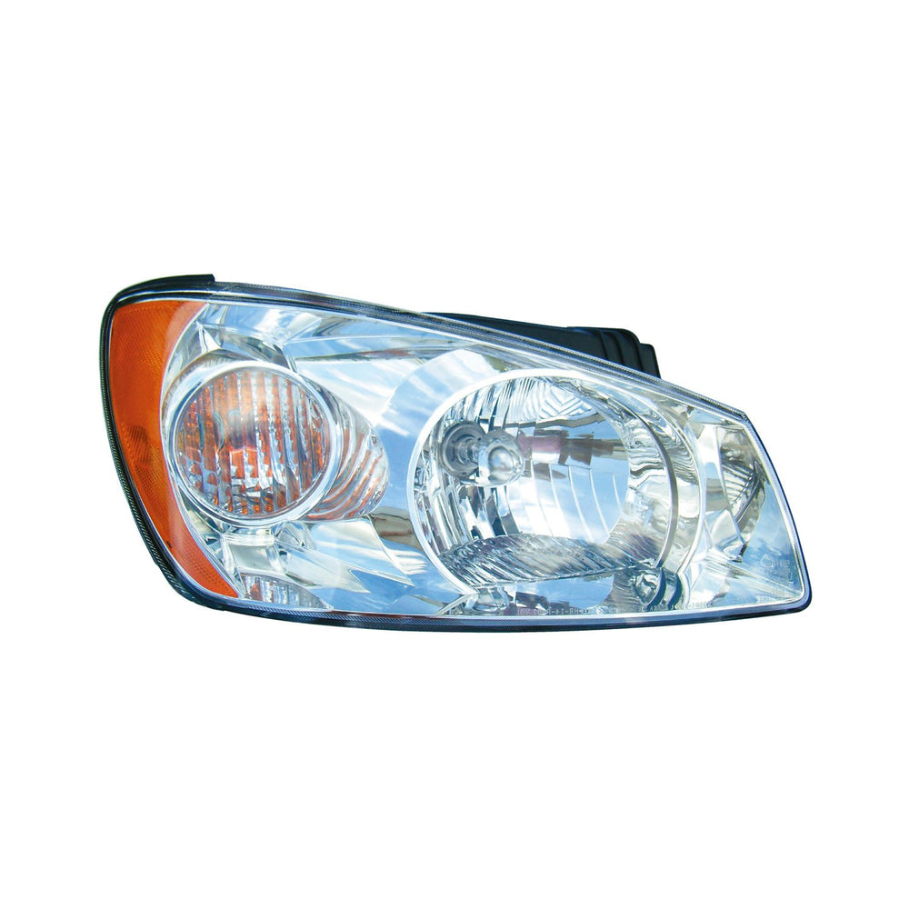 RH HEADLAMP ASSY COMPOSITE; 4DR SDN; NEW DESIGN; SPECTRA 0406