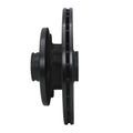 R1 84-85 Mazda RX-7 Front Right Drilled & Slotted Black Brake Rotor
