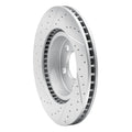 DFC 95-06 Mazda Millenia Front Right Drilled & Slotted Geoperformance Rotor