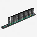 9660 MAGNETIC RAIL B IMPAKTOR DEEP 1 SOCKET SET 3/8IN DRIVE 10 PCS