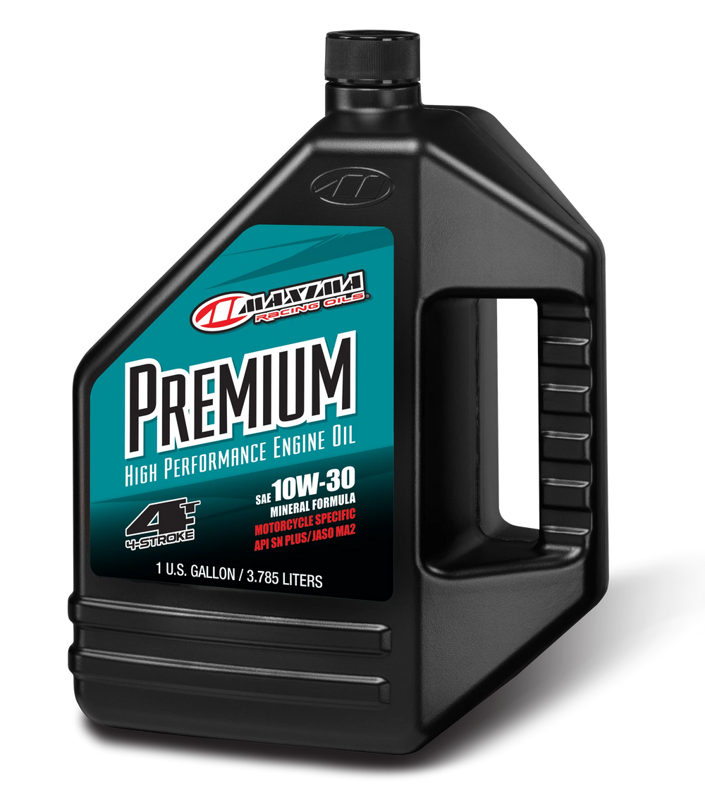 Maxima Premium 4T 10W30 Mineral Engine Oil - 128oz