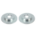 Power Stop 17-20 Acura MDX Rear Evolution Drilled & Slotted Rotors - Pair