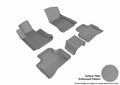 3D MAXpider 20162020 Mercedes-Benz GLC-Class X205 Kagu 1st & 2nd Row Floormats - Gray