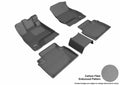 3D MAXpider 2018-2019 Honda Clarity Plug-in Hybrid Kagu 1st & 2nd Row Floormats - Gray
