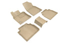 3D MAXpider 2019-2020 Toyota Avalon Kagu 1st & 2nd Row Floormats - Tan