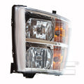 CAPA RH HEADLAMP ASSY COMPOSITE CHEVROLET SILVERADO 1500/2500/3500 HD 20072014